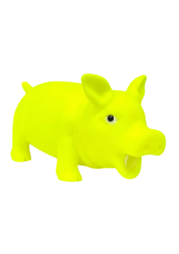 Игрушка для домашних животных свинка (резиновая) со звуком, 17х8х7 см